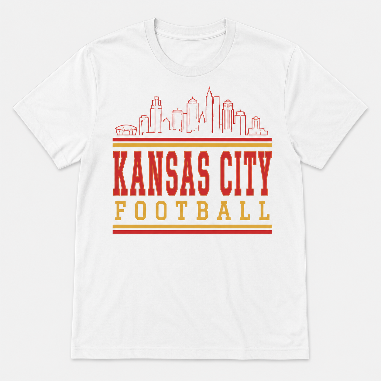 Kansas City Football Skyline
