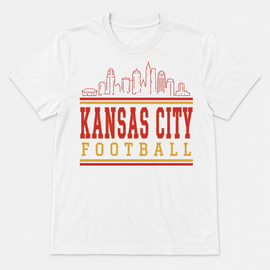 Kansas City Football Skyline