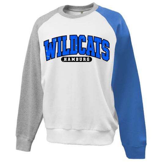 Wildcats Hamburg Raglan Fleece