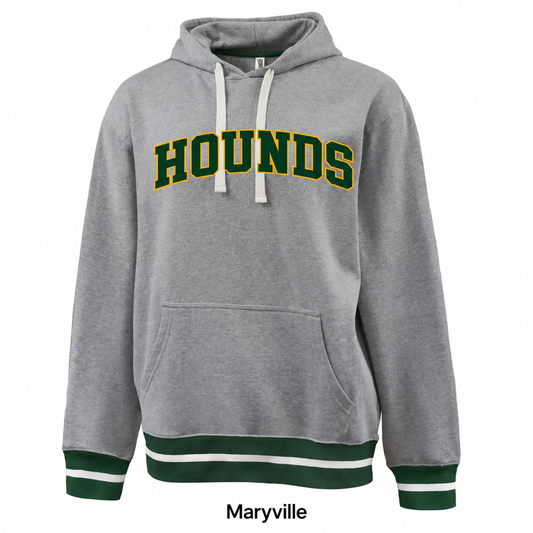 Maryville Spoofhounds Varsity Rib Trim Hoodie
