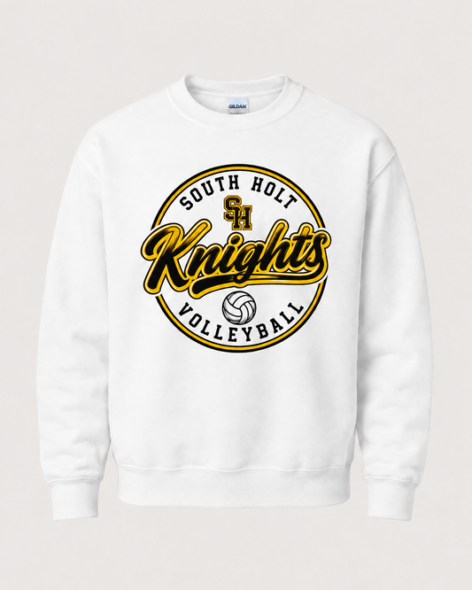 South Holt Knights Volleyball Spirit Wear - Circle Badge