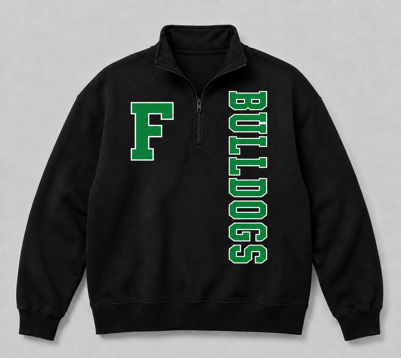 Fairfax Bulldogs Quarter Zip Sweatshirt