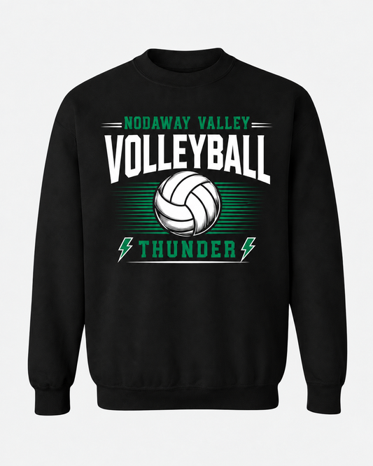 Nodaway Valley Thunder Volleyball Spirit Wear - Arched Script