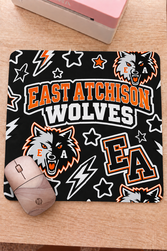 East Atchison Wolves Mascot Mouse Pad