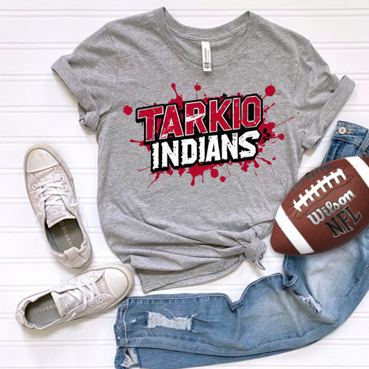 Tarkio Indians Paint Splatter