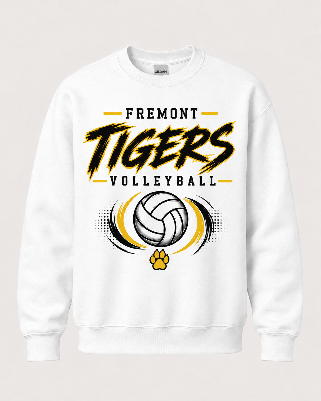 Fremont Tigers Volleyball Spirit Wear - Brushstroke