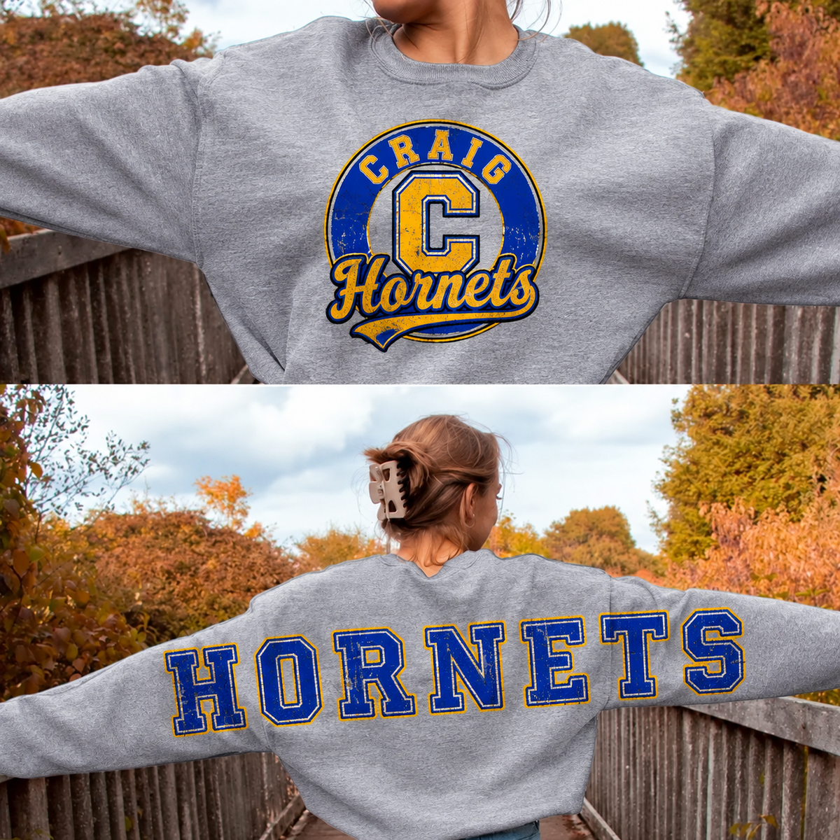 Craig Hornets with BACK LETTERING