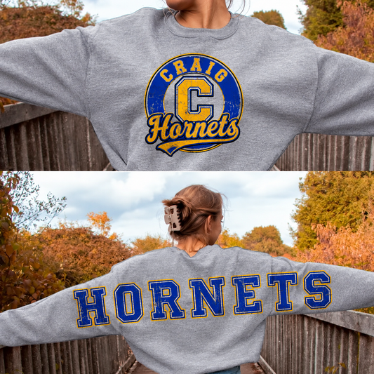 Craig Hornets with BACK LETTERING