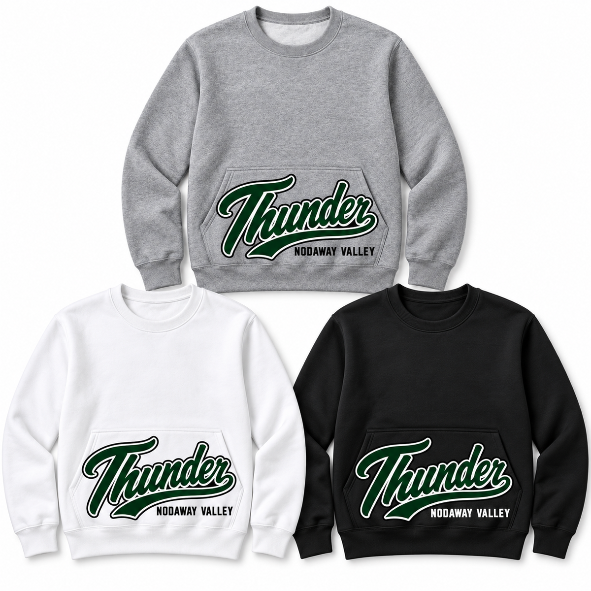 Nodaway Valley Thunder Script Spirit Sweatshirt