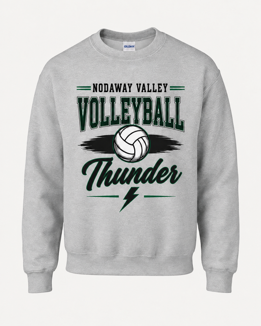 Nodaway Valley Thunder Volleyball Spirit Wear - Retro Lines