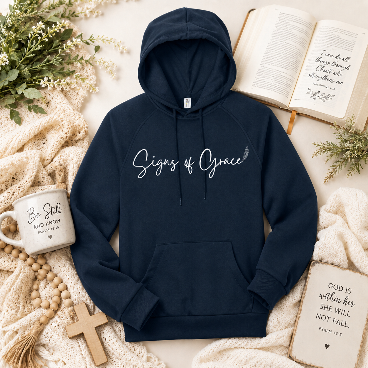 Signs of Grace. — Hooded Sweatshirt