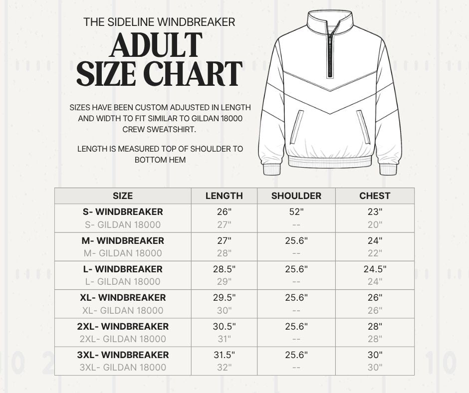 Vintage Mascot Windbreaker — Custom Pre-Order (The Sideline Windbreaker)