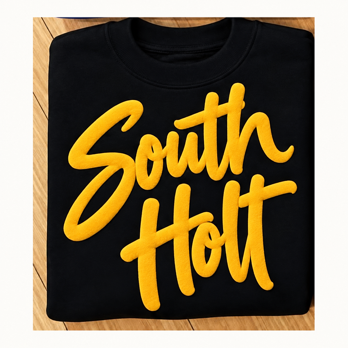 South Holt Puff Print Tee, Crew & Hoodie