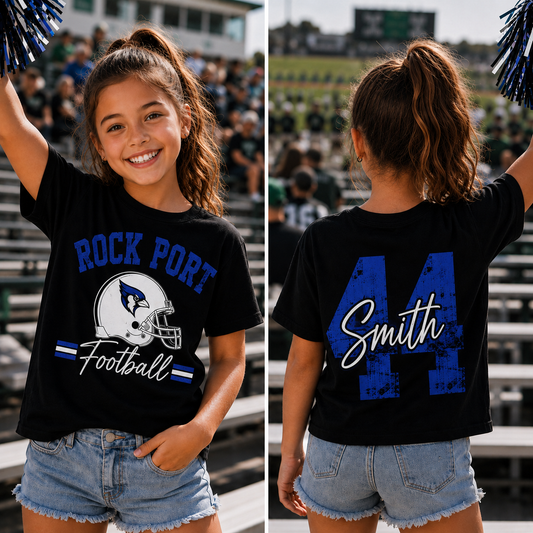 Youth Custom Gameday Tee — Football · Basketball · Volleyball (Your Team & Colors)