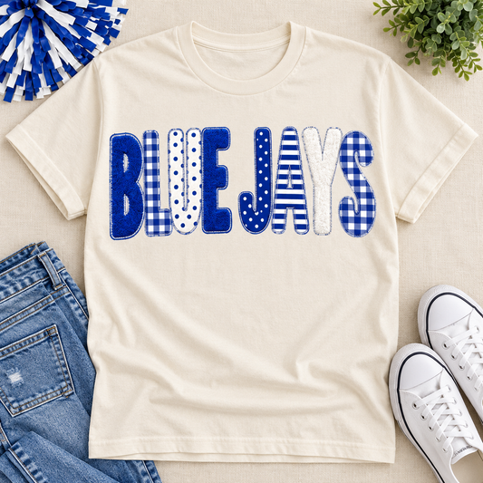 Rock Port Blue Jays Faux Chenille Tee