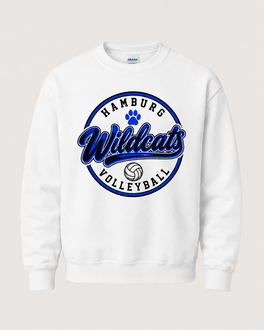 Hamburg Wildcats Volleyball Spirit Wear - Circle Badge