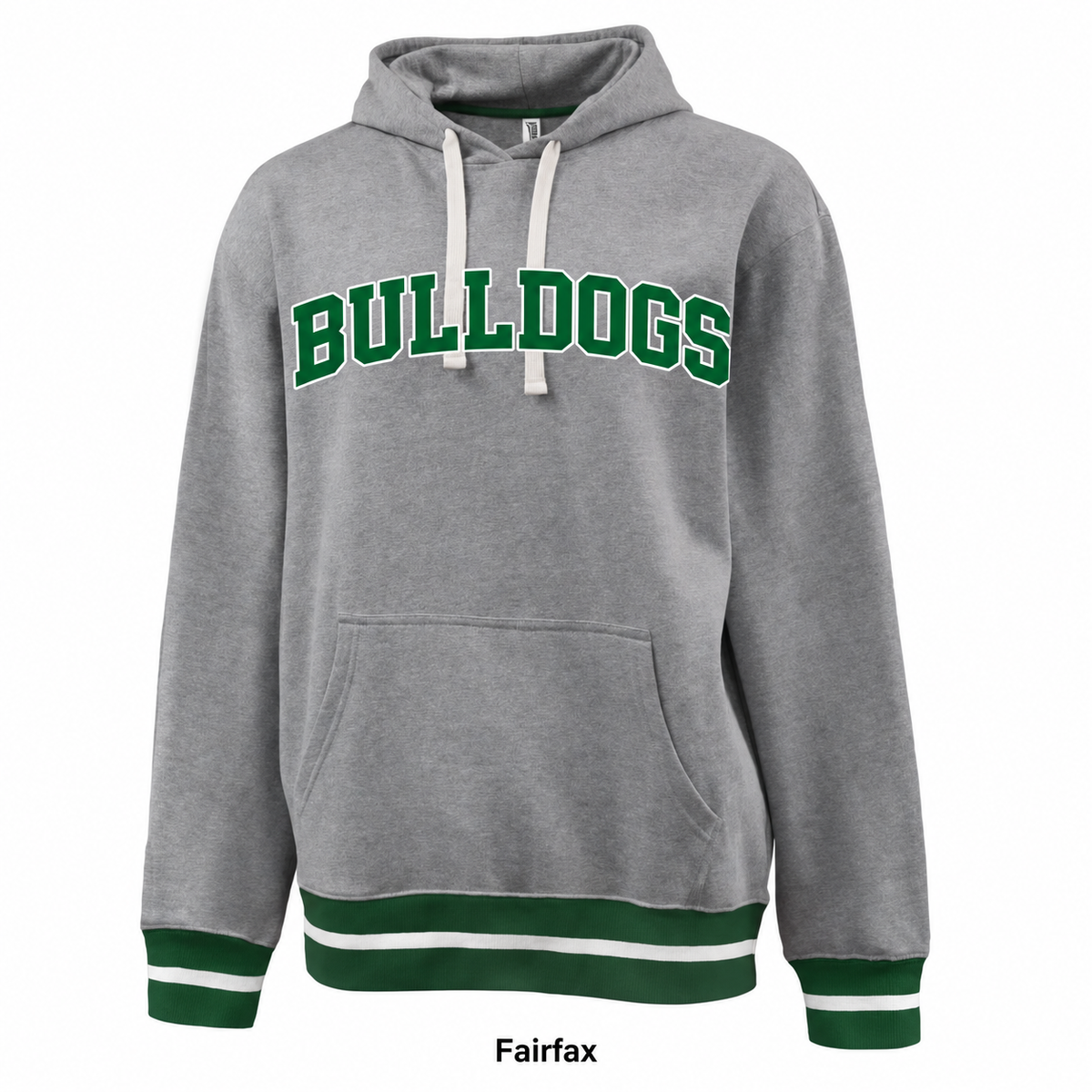 Fairfax Bulldogs Varsity Rib Trim Hoodie