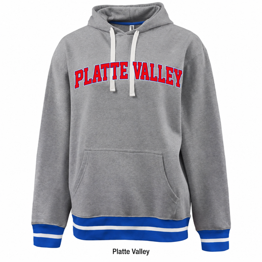 Platte Valley Varsity Rib Trim Hoodie