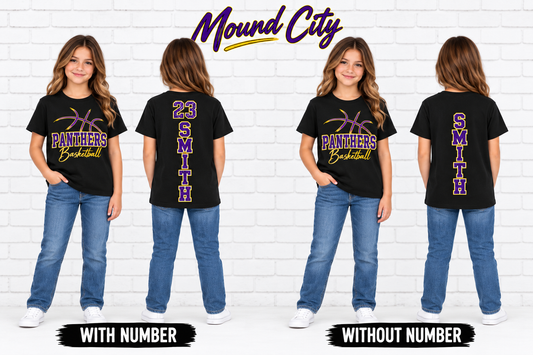 Youth Mound City Panthers Personalized Basketball