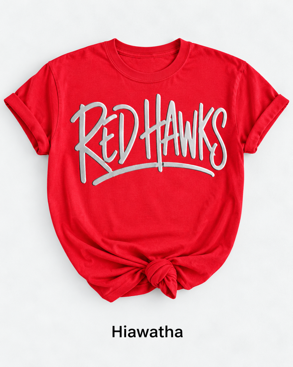 Hiawatha Metallic Puff Tee, Crew & Hoodie