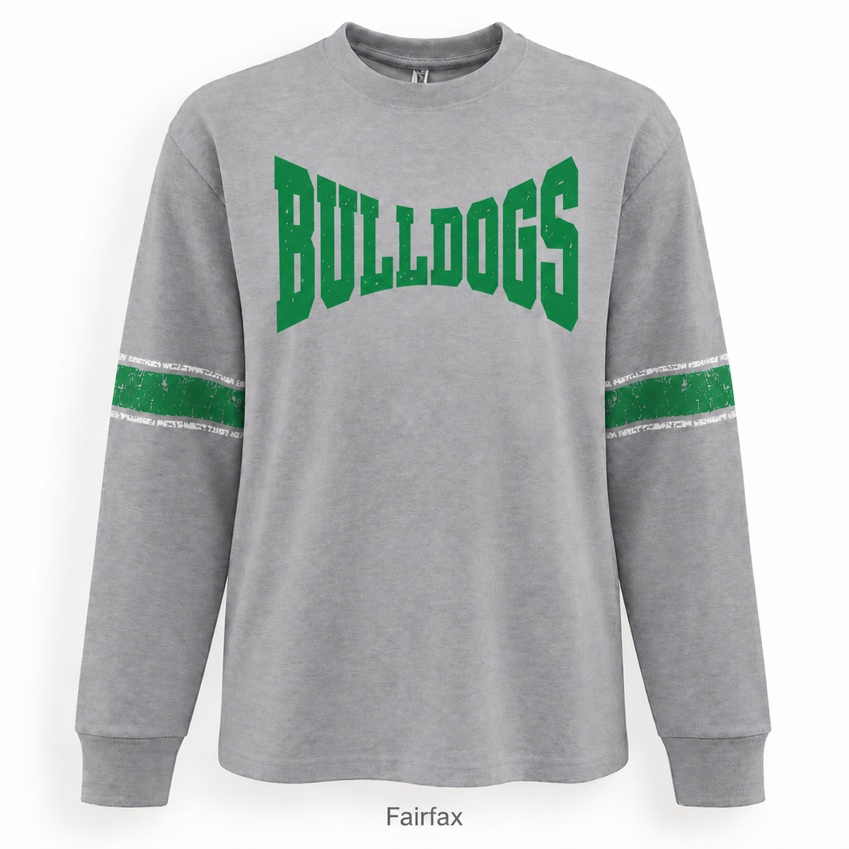 Fairfax Bulldogs Heavyweight Vintage Stripe Jersey