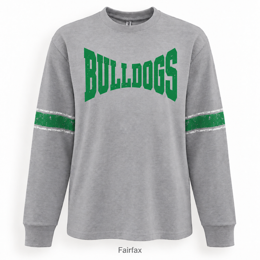 Fairfax Bulldogs Heavyweight Vintage Stripe Jersey