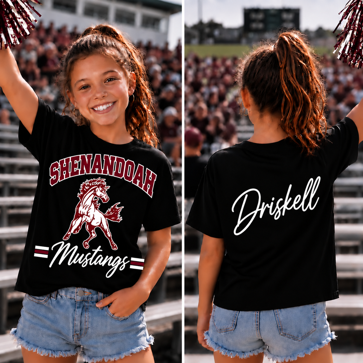 Shenandoah Mustangs Adult Custom Gameday Tee