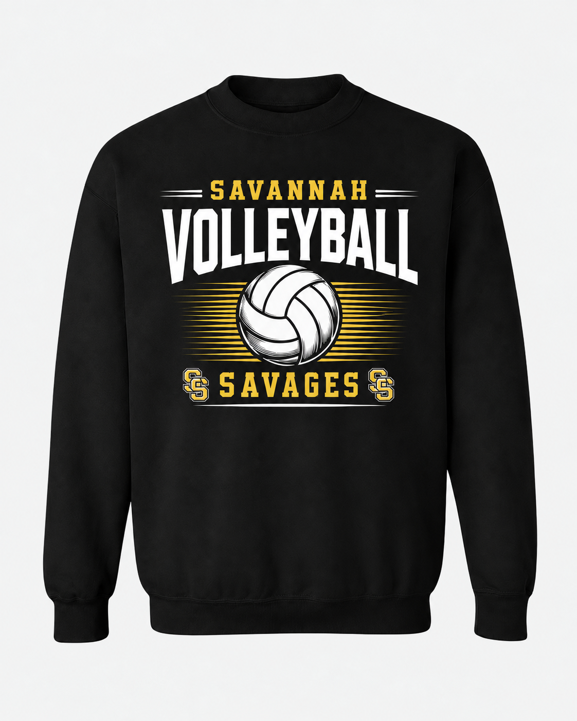 Savannah Savages Volleyball Spirit Wear - Arched Script