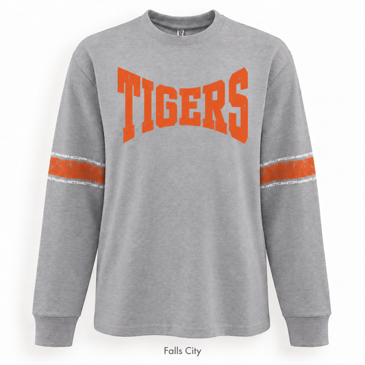 Falls City Tigers Heavyweight Vintage Stripe Jersey