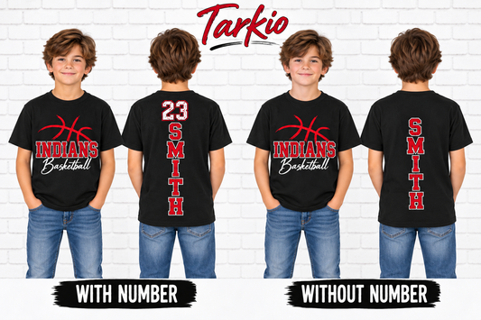 Youth Tarkio Indians Personalized Basketball