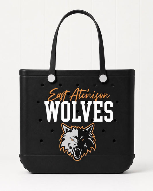 East Atchison Wolves Flexi Tote - Printed on BOTH Sides - Pre-Order