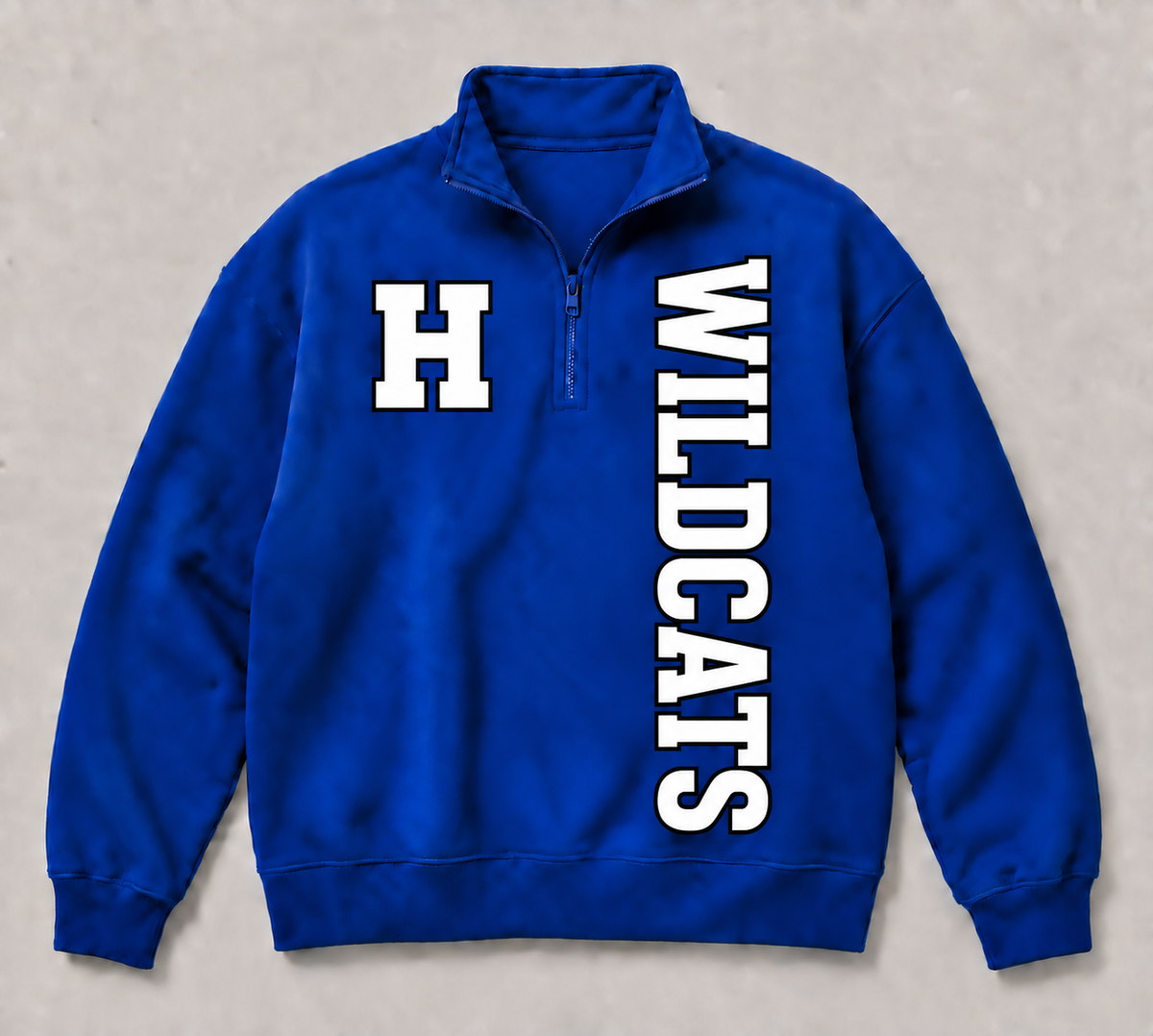 Hamburg Wildcats Quarter Zip Sweatshirt