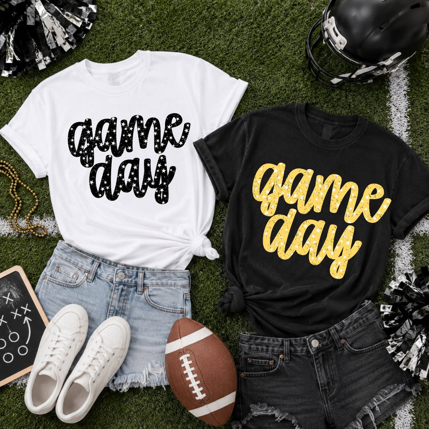 Game Day Stars | Football Game Day Apparel | Choose Your Colors