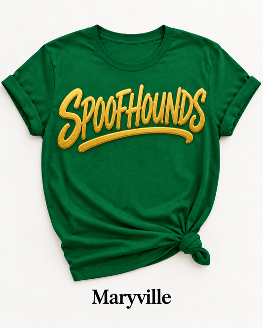 Maryville Metallic Puff Tee, Crew & Hoodie