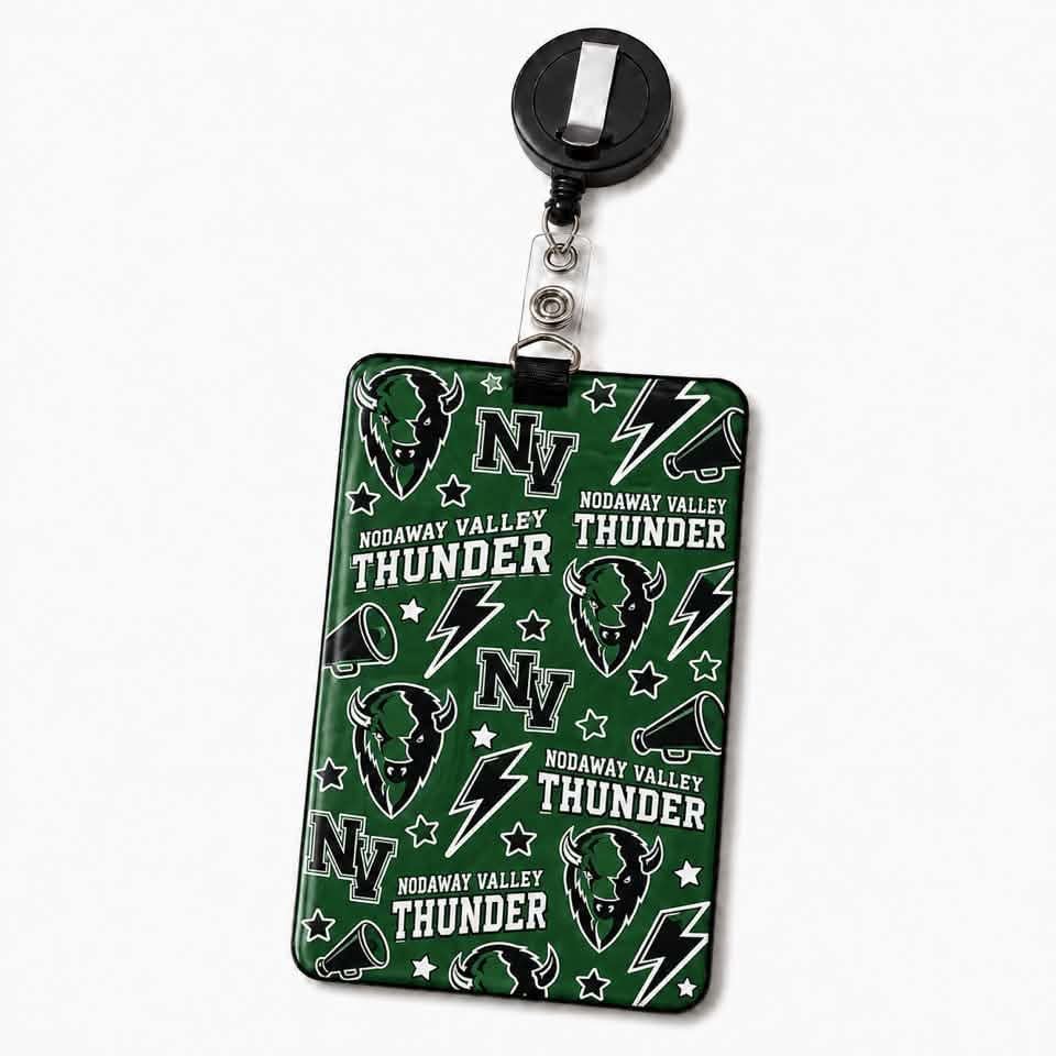Nodaway Valley Thunder ID Badge Holder