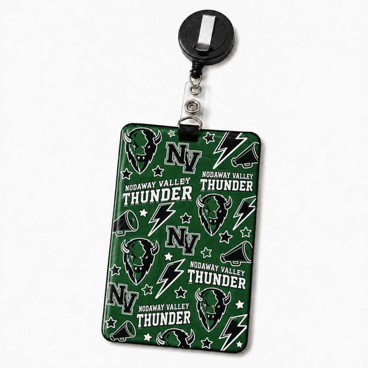 Nodaway Valley Thunder ID Badge Holder