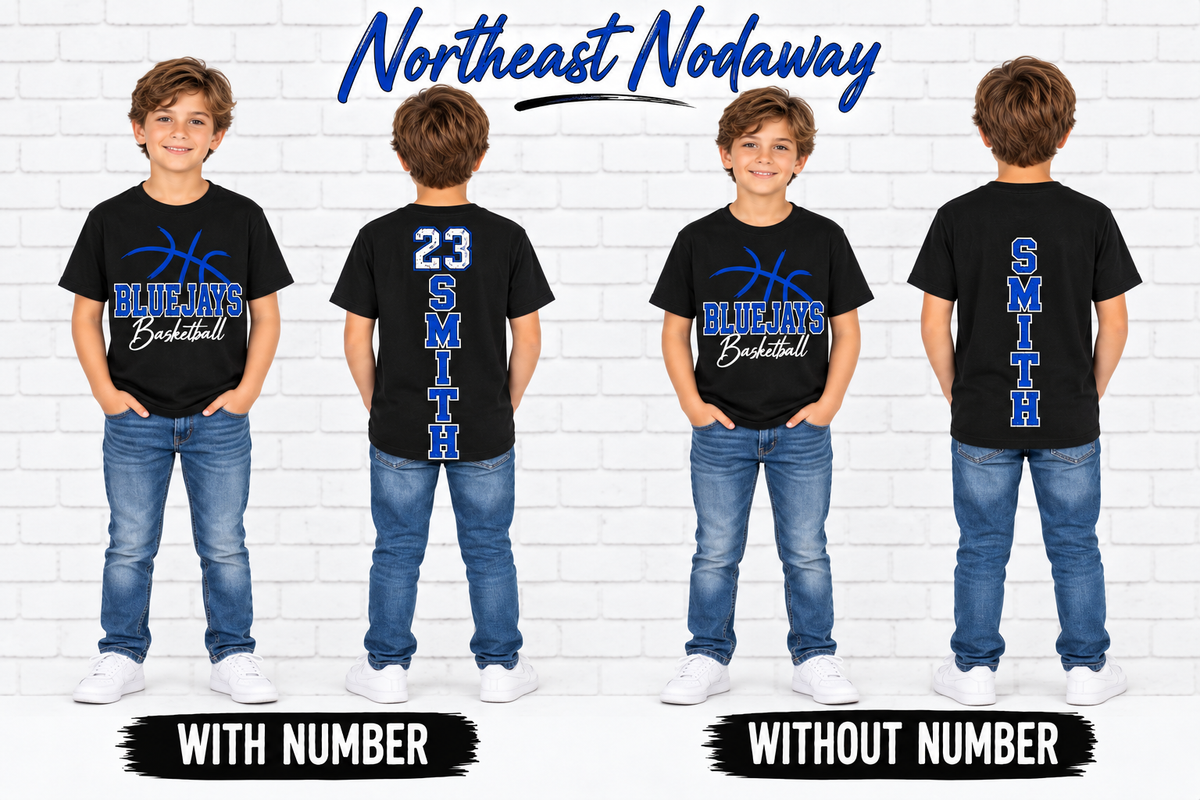 Northeast Nodaway Blue Jays Personalized Basketball