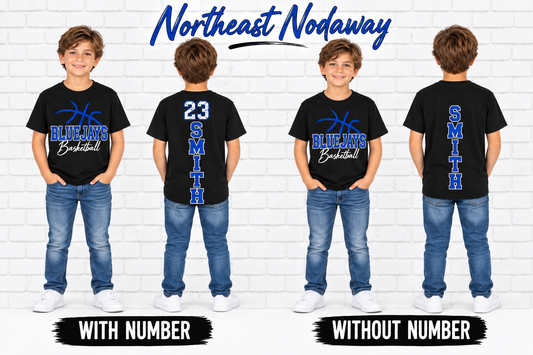 Northeast Nodaway Blue Jays Personalized Basketball