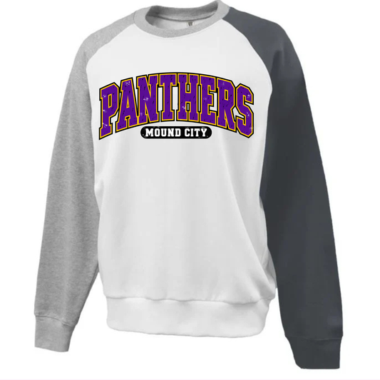 Panthers Mound City Raglan Fleece