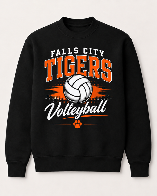 Falls City Tigers Volleyball Spirit Wear - Varsity Block