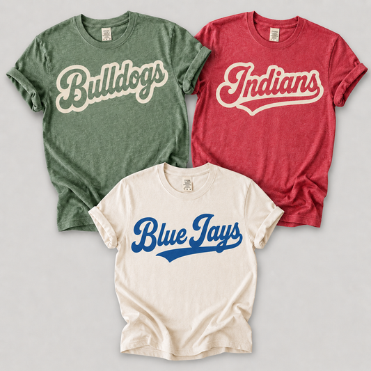 Youth Custom Mascot Tee — Your Mascot & Colors