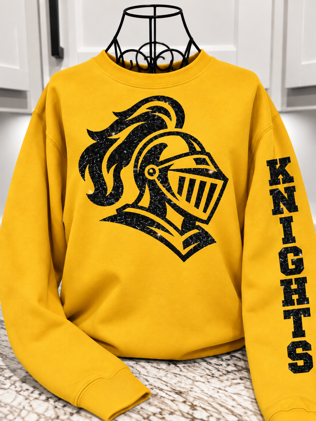 South Holt Knights Glitter Mascot Crew
