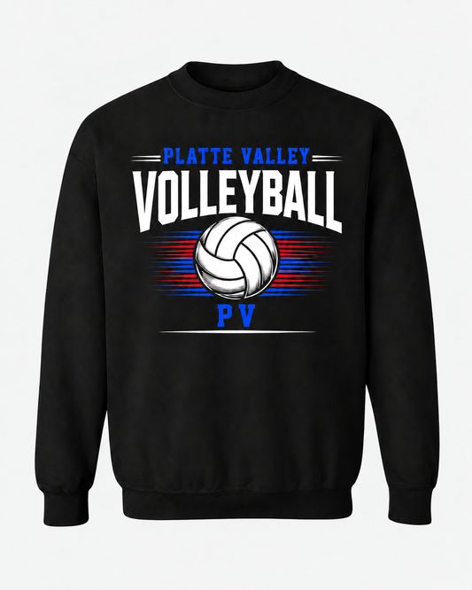 Platte Valley Volleyball Spirit Wear - Arched Script