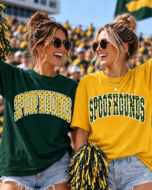 Maryville Spoofhounds Polka Dot Arch Tee, Long Sleeve, Crew & Hoodie