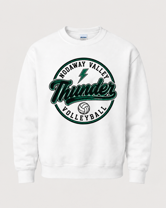 Nodaway Valley Thunder Volleyball Spirit Wear - Circle Badge