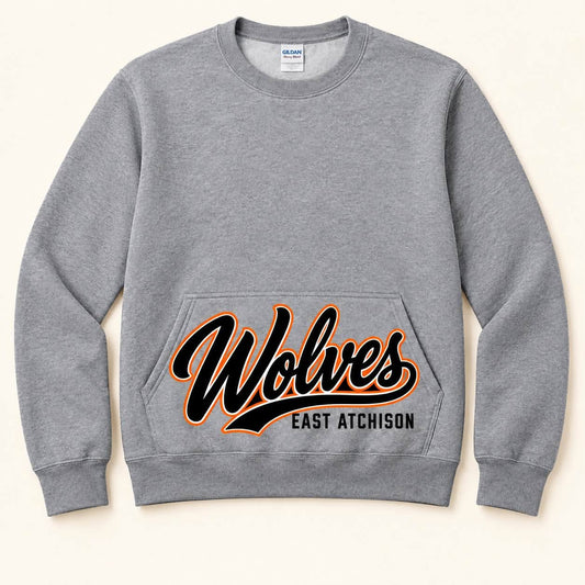 East Atchison Wolves Script Spirit Sweatshirt