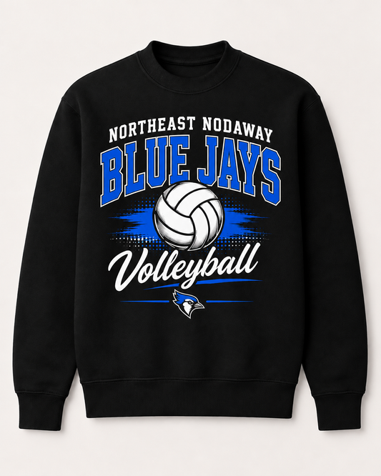 Northeast Nodaway Blue Jays Volleyball Spirit Wear - Varsity Block