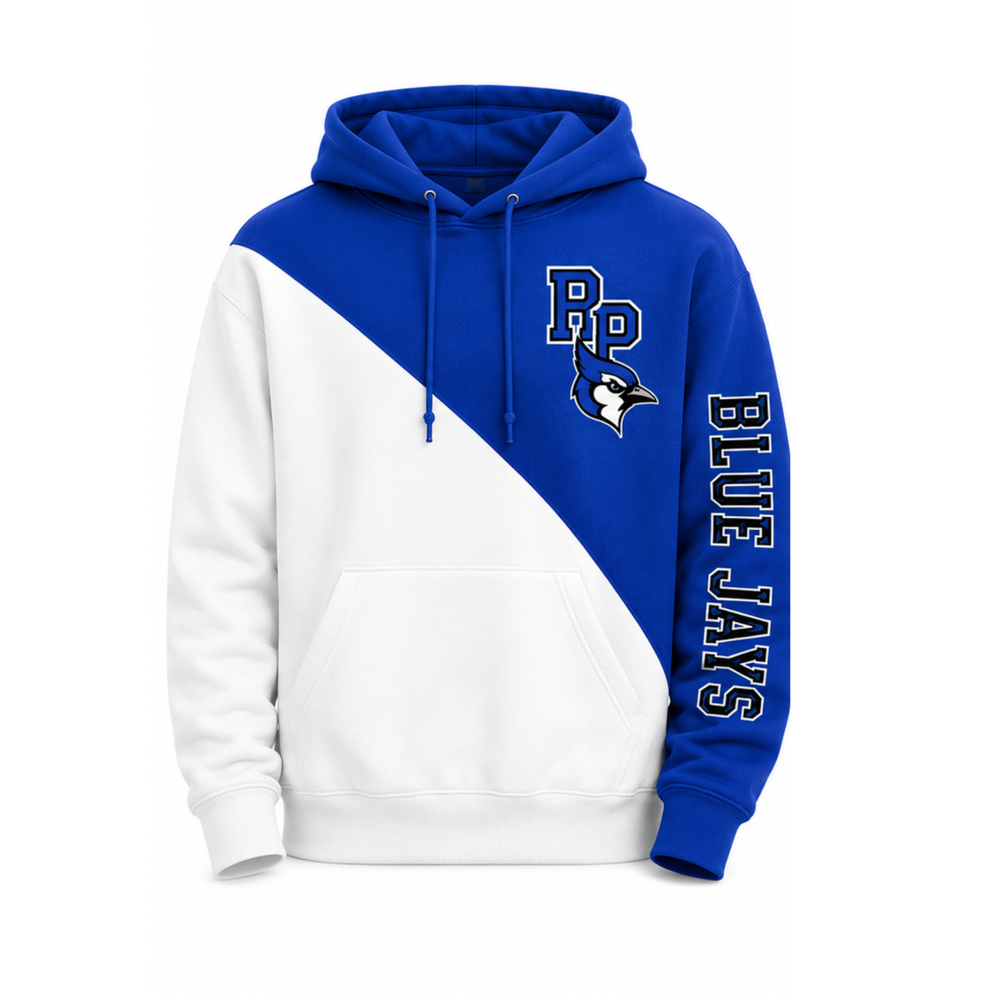 Custom Split Hoodie — Your Mascot, Initials & Team Colors