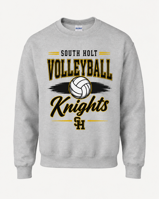 South Holt Knights Volleyball Spirit Wear - Retro Lines
