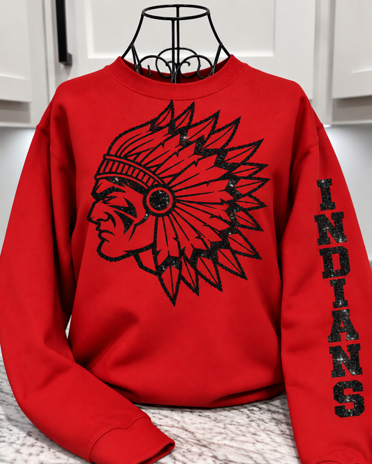 Tarkio Indians Glitter Mascot Crew